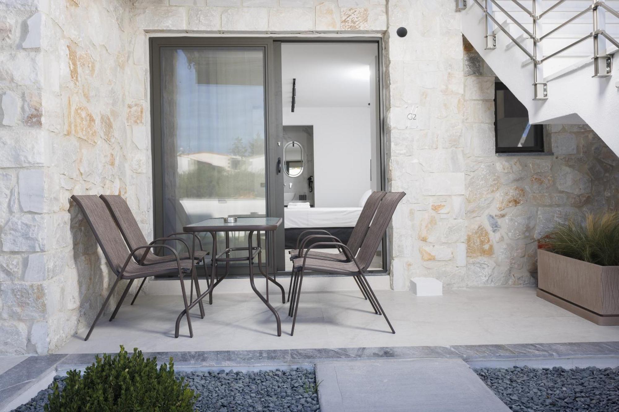 Rigas Boutique Rooms Pefkochori Exterior photo